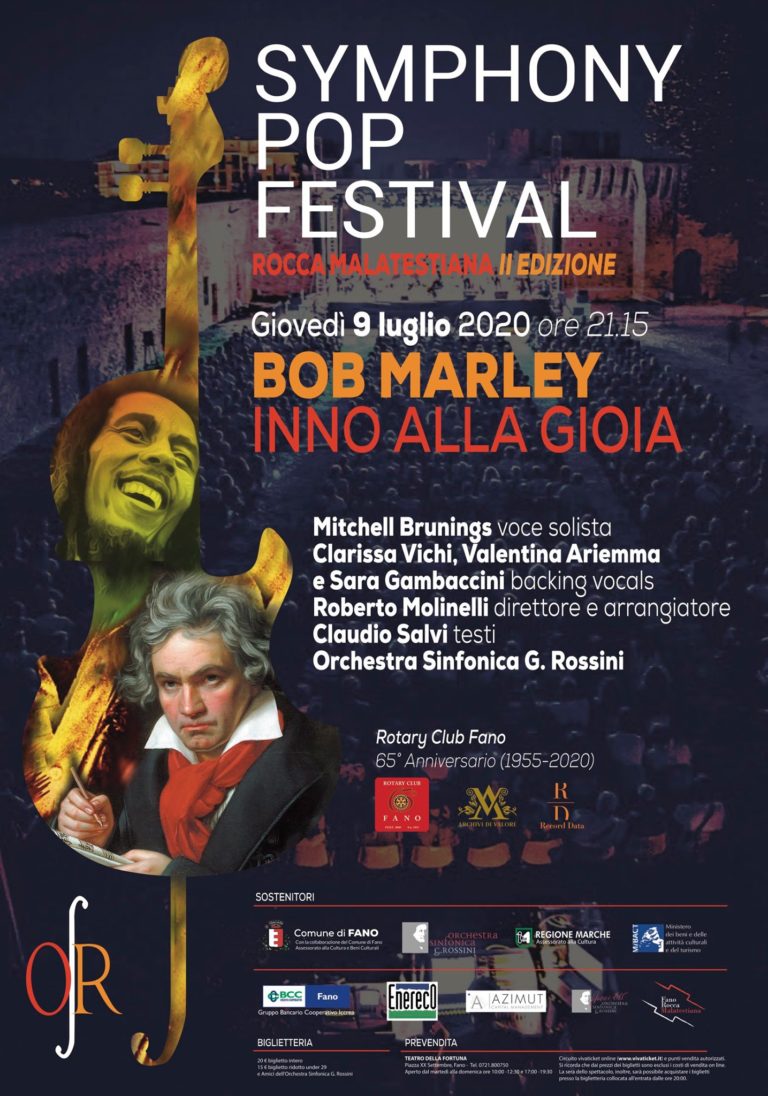 “Bob Marley – Inno alla Gioia”, Concerto per il 65° anniversario del Rotary Club Fano