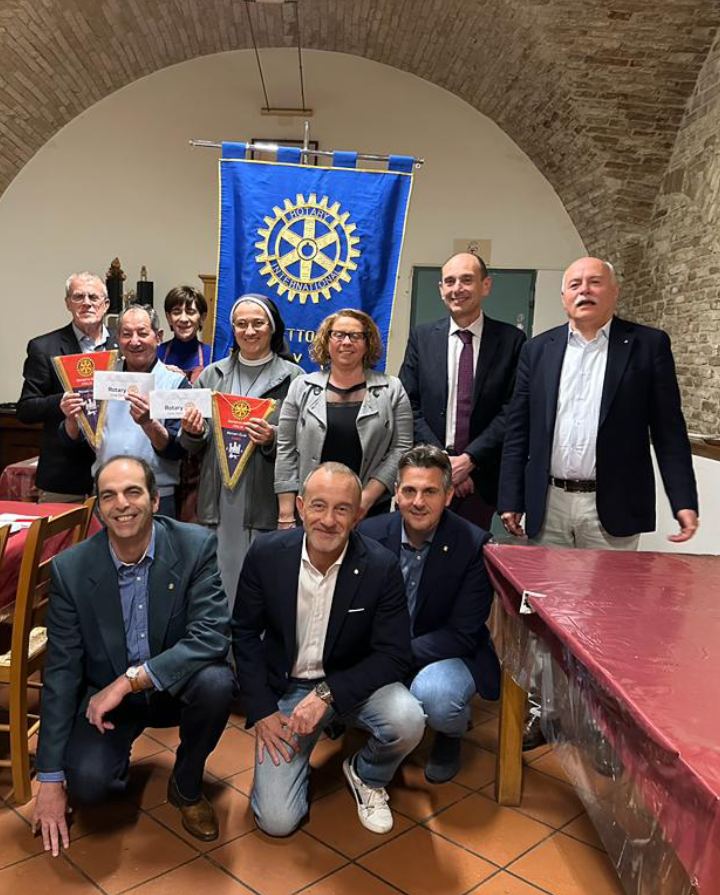 Il Rotary Club Fano a sostegno della “Mensa di San Paterniano” e di “Casa Serena”